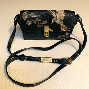 Foley Corinna Ma Cheri Taylor Embroidered Leather Small Crossbody